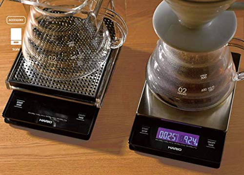 Hario V60 Drip Coffee Pour Over Scale, Stainless Steel