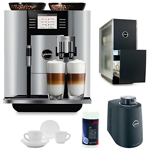 Jura 13623 Giga 5 Automatic Coffee Machine, Aluminum Includes Jura 131 Degree Cup Warmer, Jura Milk...