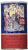 Trader Joe's Low Acid French Roast Coffee - 13 Oz. (Dark Roast, Whole Bean)