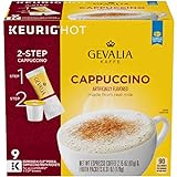 Gevalia Cappuccino Espresso K-Cup Coffee Pods & Froth Packets (36 Pods and Froth Packets), 9 Count...