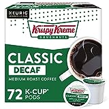 Krispy Kreme Classic Decaf Keurig Single-Serve K-Cup Pods, Light Roast Coffee, 72 Count (6 Packs of...