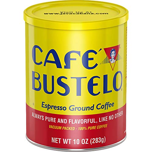 Café Bustelo Espresso Dark Roast Ground Coffee, 10 Ounces