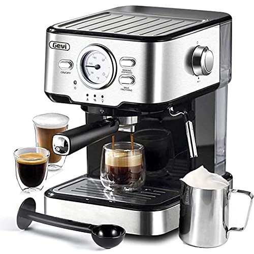 Gevi 4 Cups Small Coffee Maker, Compact Coffee Machine with Reusable Filter, Warming Plate and...