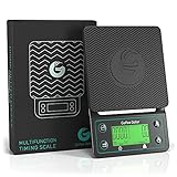 Coffee Gator Coffee Scale – Digital, Multifunctional, Weighing Kitchen Scale w/Timer & ﻿Large...