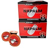 Napalm Coffee Extra Dark Roast, 100 Percent Arabica, Single Serve Cups for Keurig K-Cup Pod Brewers,...