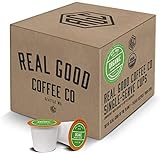 Real Good Coffee Company - Single Use Coffee Pods - Organic Dark Roast Coffee - K-Cup Compatible...