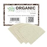 XFasten Organic Hemp Cloth Coffee Filter Cone No. 4, 3-Pack, Reusable | Zero-Waste and Eco-Friendly...