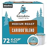 Caribou Coffee Caribou Blend Keurig Single-Serve K-Cup Pod, Medium Roast Coffee, 72 Count (6 Packs...