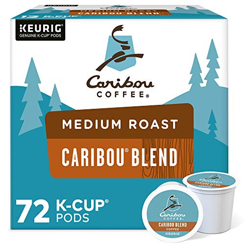 Caribou Coffee Caribou Blend Keurig Single-Serve K-Cup Pod, Medium Roast Coffee, 72 Count (6 Packs...