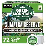 Green Mountain Coffee Roasters Sumatra Reserve Keurig Single-Serve K-Cup pods, Dark Roast Coffee, 72...