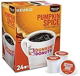 Dunkin Donuts K-Cups Pumpkin Spice - Box of 24 Kcups for use in Keurig Coffee Brewers