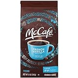 McCafe French Vanilla, Flavored Light Roast Ground Coffee, 12 oz Bag