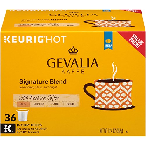 Gevalia Signature Blend Mild Roast K-Cup Coffee Pods (36 Pods)