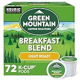 Green Mountain Coffee Roasters Breakfast Blend Single-Serve Keurig K-Cup Pods, Light Roast Coffee,...