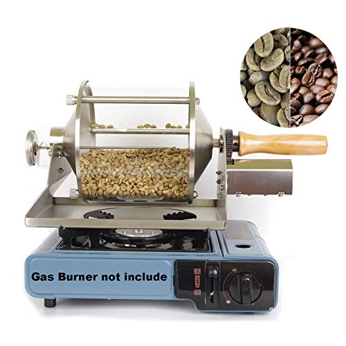 DYVEE Coffee Roaster Gas Burner Coffee Roasting Machine Coffee Beans maker Peanut Roaster For Home...