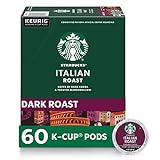 Starbucks K-Cup Coffee Pods—Dark Roast Coffee—Italian Roast for Keurig Brewers—100%...