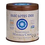 Blue Lotus Chai - Traditional Masala Chai - Makes 100 Cups - 3 Ounce Masala Spiced Chai Powder with...