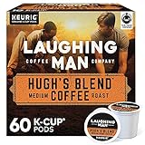 Laughing Man Hugh's Blend Keurig Single-Serve K-Cup Pods, Medium Roast Coffee, 60 Count (6 Packs of...