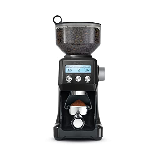 Breville Smart Grinder Pro Coffee Bean Grinder, Black Sesame, BCG820BKSXL, 6.3x8.4x15.3 inches