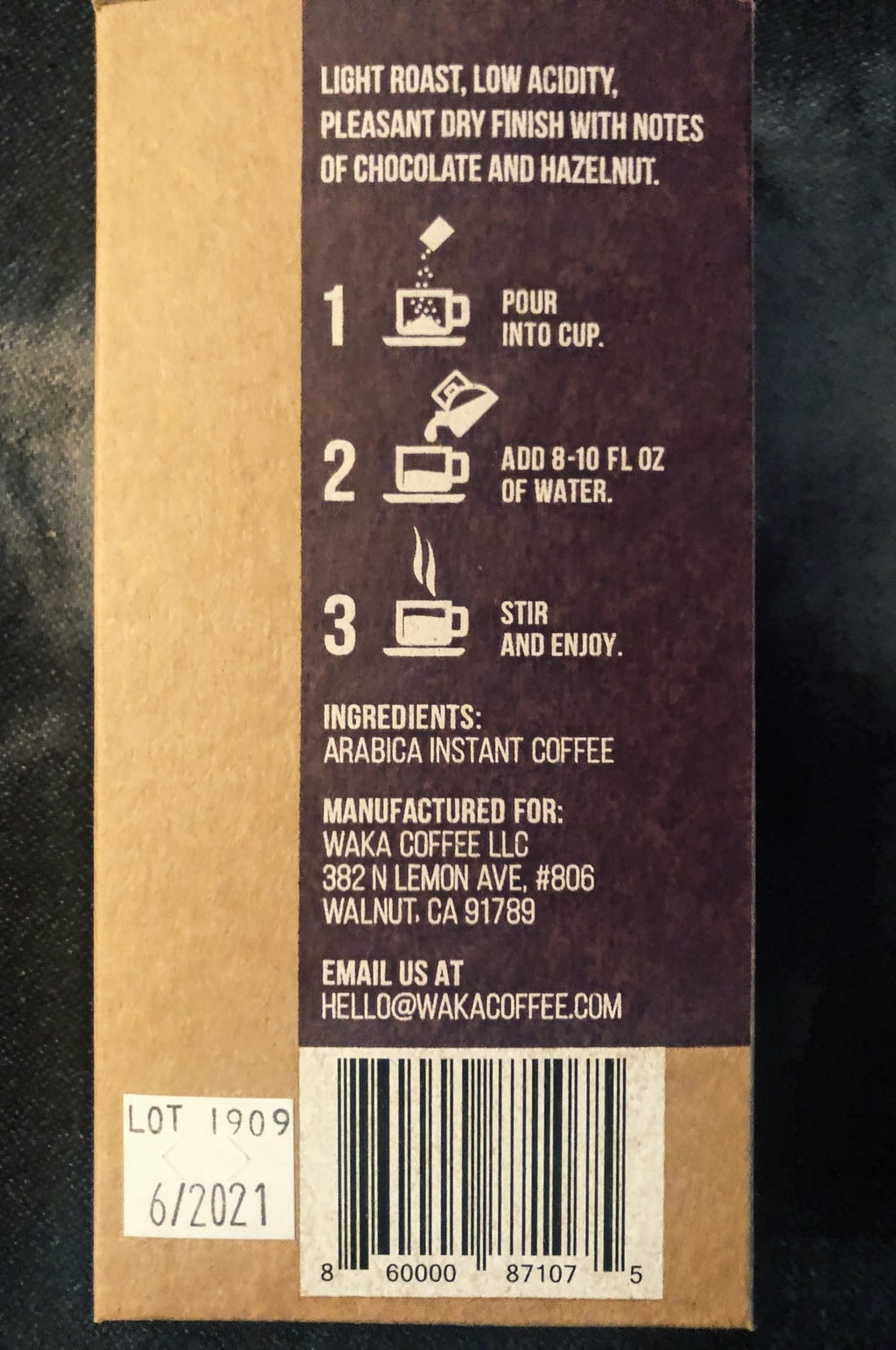 Waka Coffee review brewing