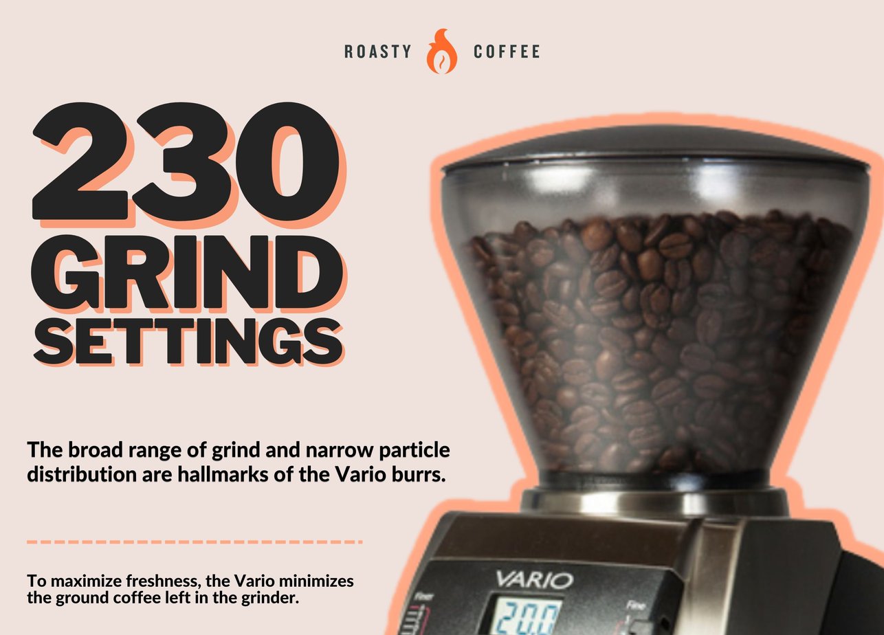 BARATZA VARIO 230 GRIND SETTINGS