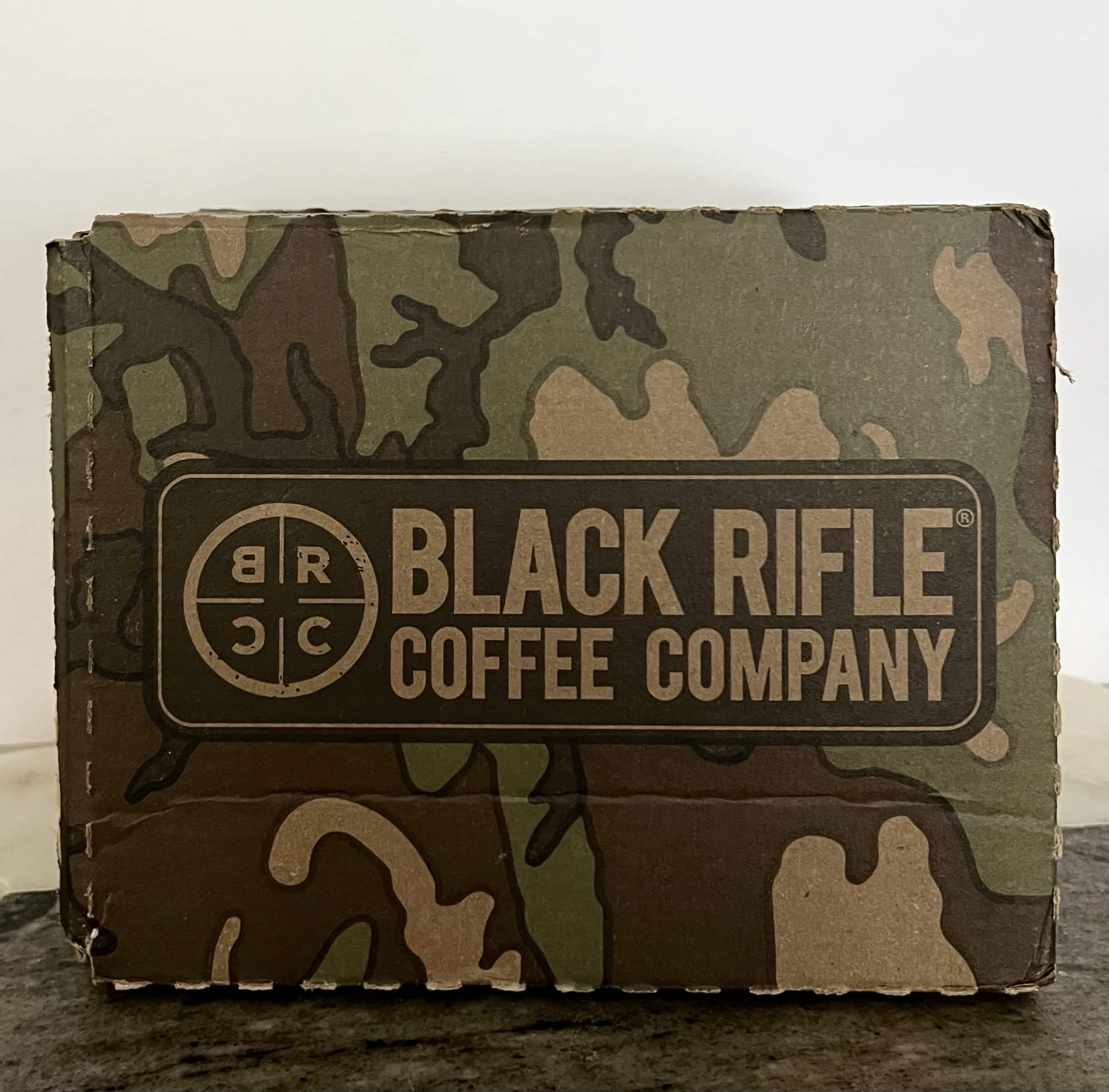 Black Rifle Coffee Subscription shipping box 