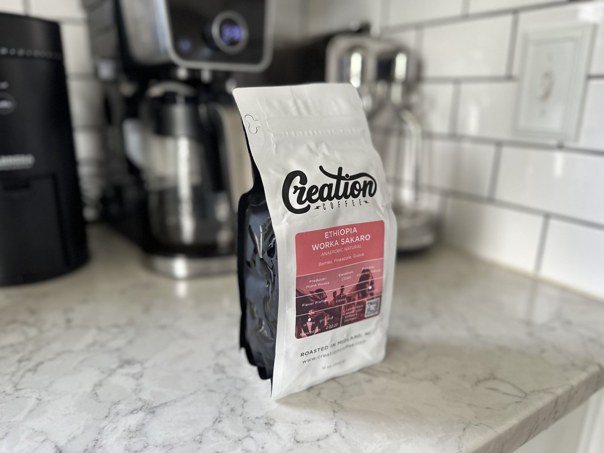Creation Coffee packaging