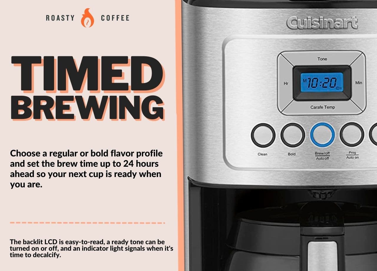 CUISINART DCC-3200 TIMED BREWING