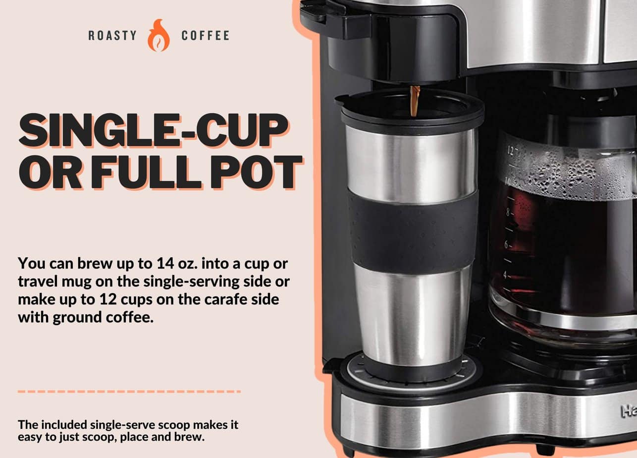 HAMILTON BEACH 49980A SINGLE-CUP OR FULL POT