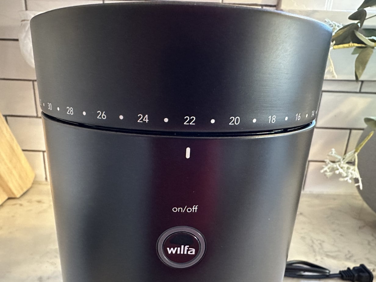 Wilfa Coffee Grinder close-up