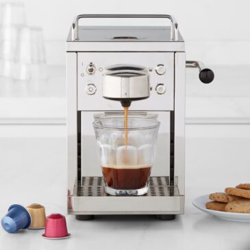 Stainless-Steel Coffee Capsule Espresso Machine