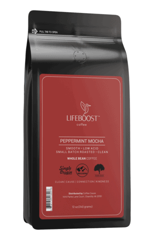 Lifeboost Peppermint Mocha Coffee