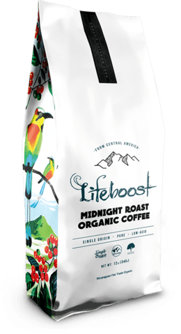 Lifeboost Midnight Roast Organic Coffee