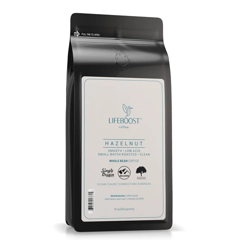 Lifeboost Hazelnut Medium Roast Coffee